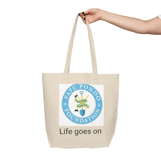 Canvas Shopping Tote