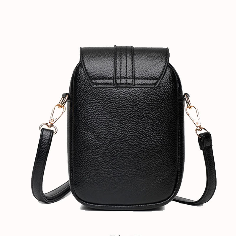 Small Crossbody Shoulder Bags Women Multi-functional Daily Cell Phone Pocket Card Purse Female Fashion Messenger Bag Tote Fatu Pondo Foundation