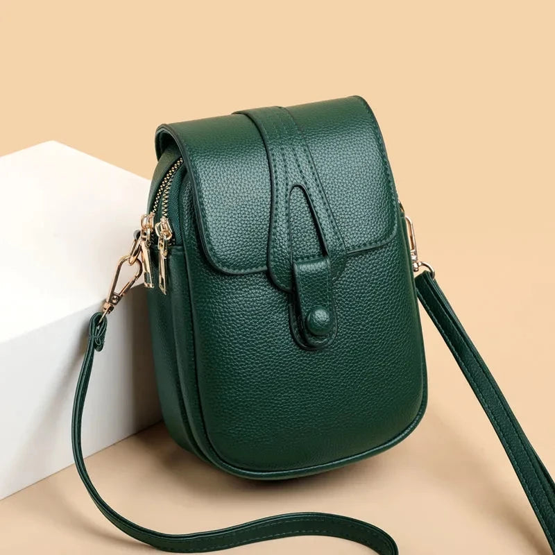 Small Crossbody Shoulder Bags Women Multi-functional Daily Cell Phone Pocket Card Purse Female Fashion Messenger Bag Tote Fatu Pondo Foundation
