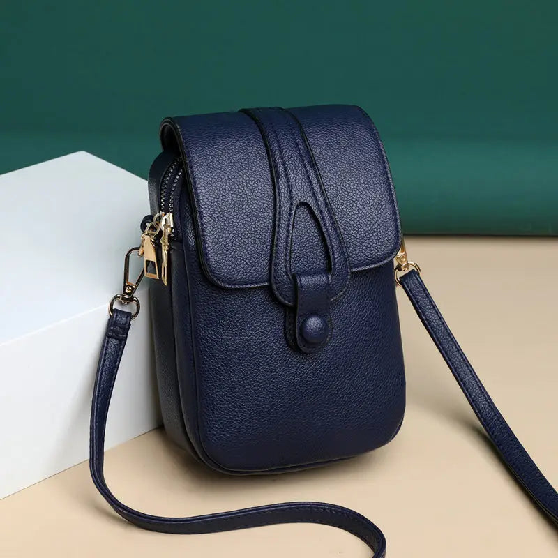 Small Crossbody Shoulder Bags Women Multi-functional Daily Cell Phone Pocket Card Purse Female Fashion Messenger Bag Tote Fatu Pondo Foundation