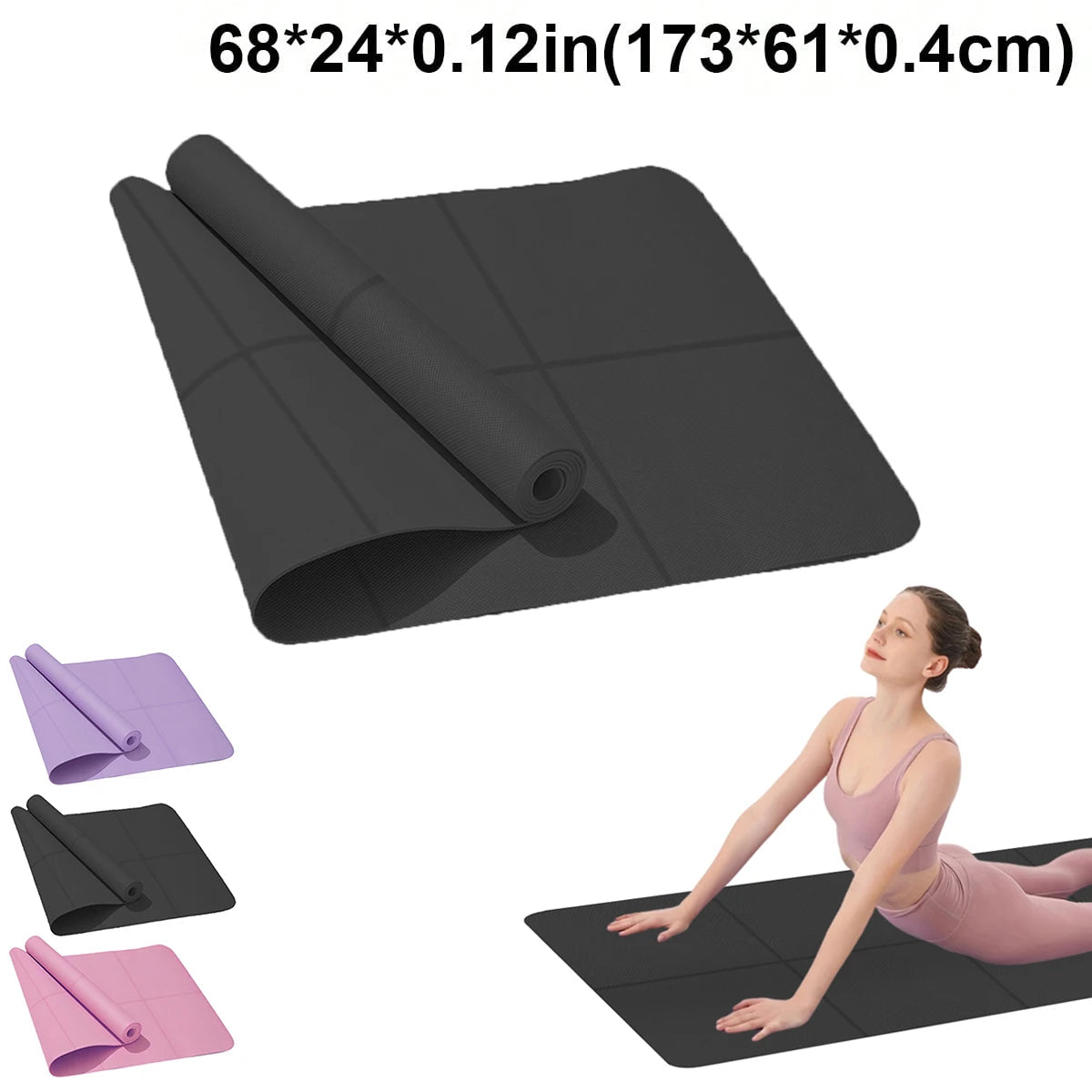 Yoga mat sports fitness EVA comfortable foam 4mm thick yoga mat sports yoga and Pilates gymnastics mat Fatu Pondo Foundation