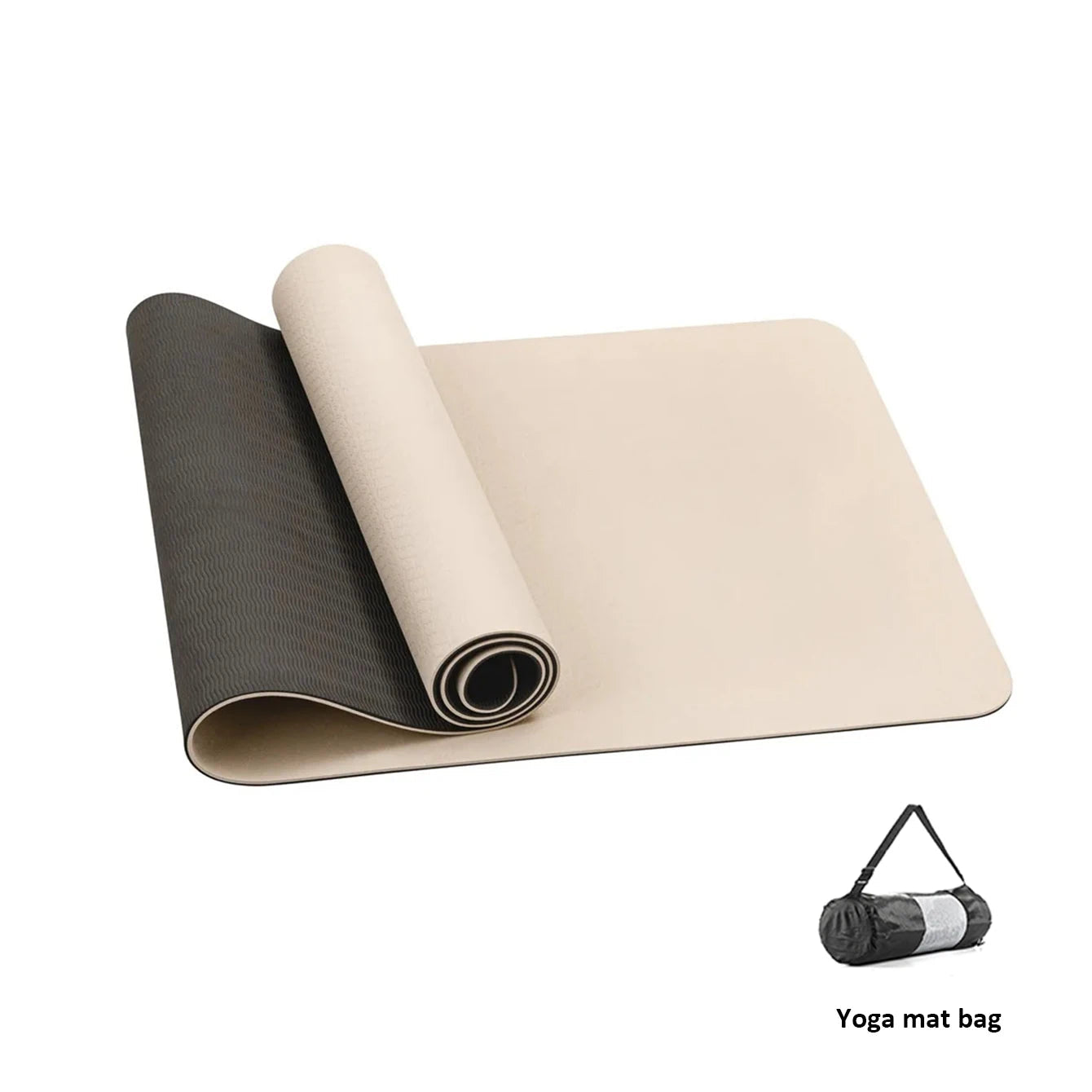 Yoga Mat,Double-Sided Non Slip Eco Friendly Fitness Exercise Mat with Strap TPE YogaMats for Women Men,for Yoga,Pilates,Exercise Fatu Pondo Foundation