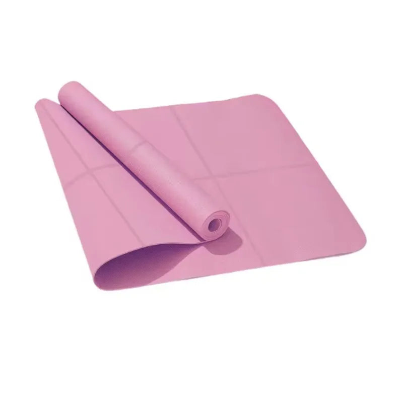 Yoga Mat Anti-skid Sports Fitness EVA Comfort Foam 4MM Thick Yoga Mat for Exercise Yoga and Pilates Gymnastics Mat Fatu Pondo Foundation