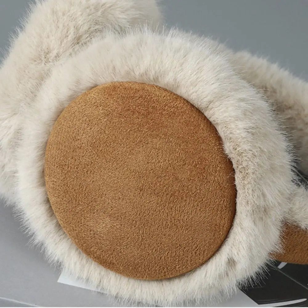 Plush Earmuffs Soft Ear Cap Thicken Foldable Ear Cover Folding Keep