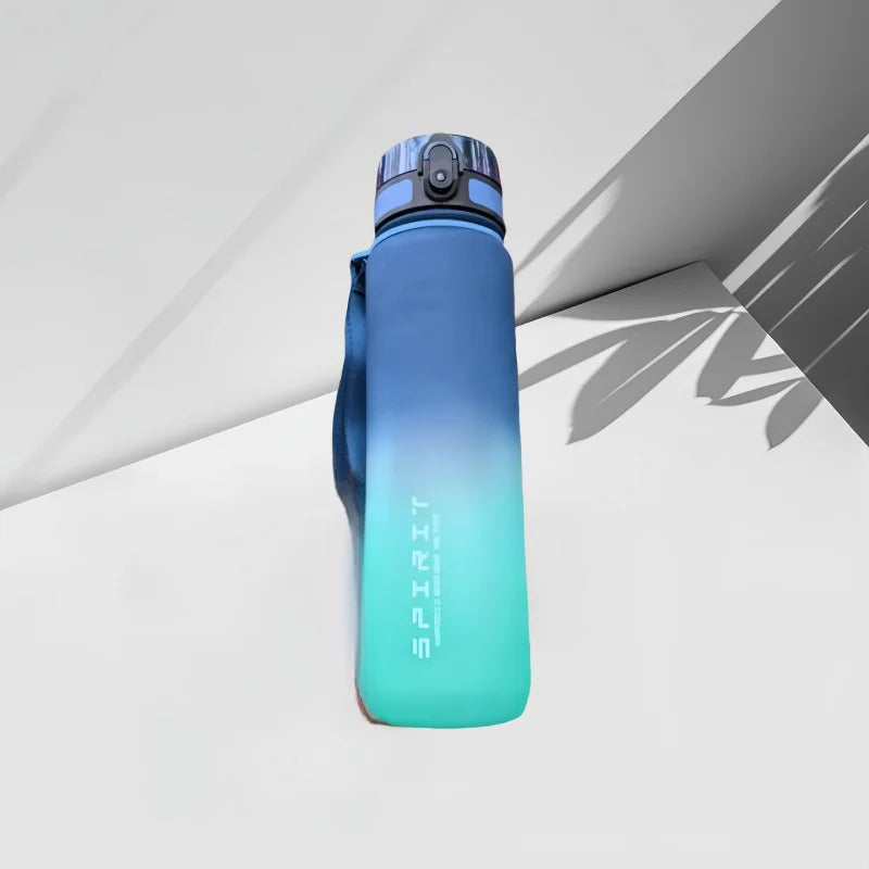 500ML/1000ML Large Capacity Sports Water Bottle Motivational Leak Proof Portable Reusable Plastic Cups Outdoor Travel Gym Jugs Fatu Pondo Foundation