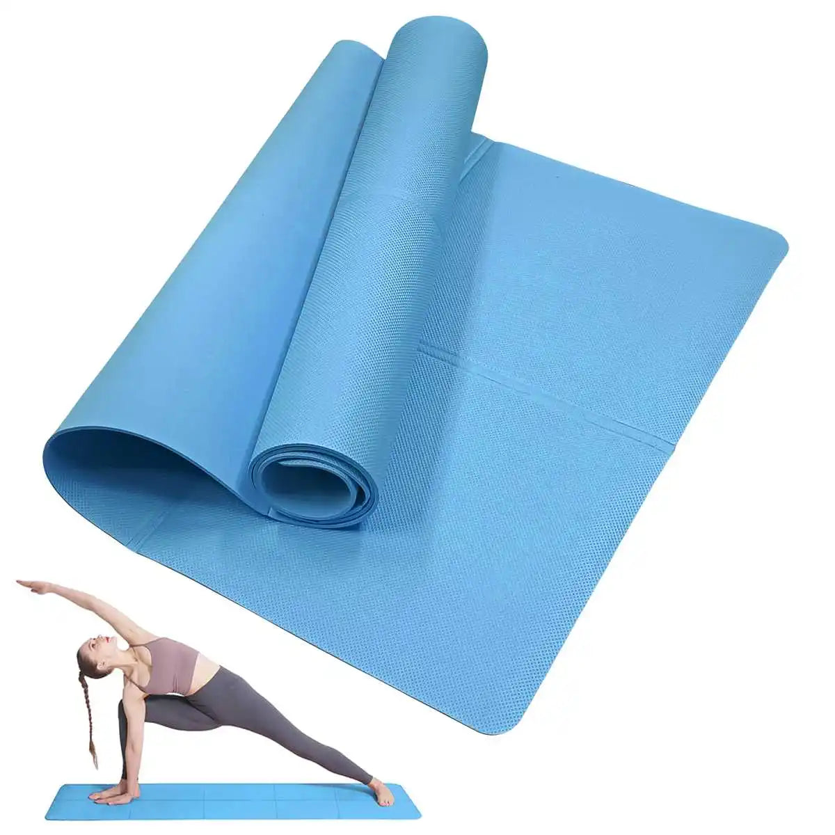 Yoga mat sports fitness EVA comfortable foam 4mm thick yoga mat sports yoga and Pilates gymnastics mat Fatu Pondo Foundation