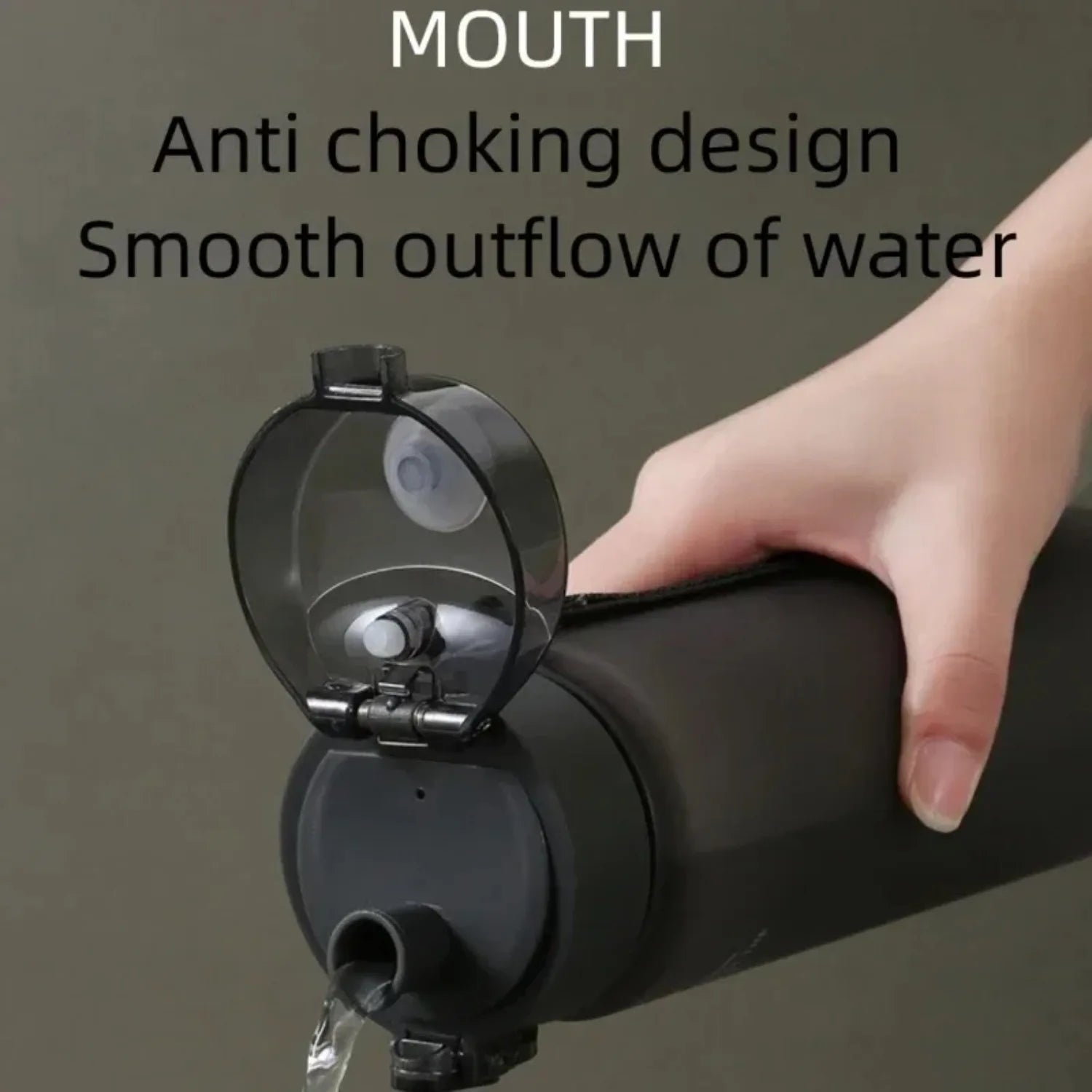 Leak-free sports water bottle, portable for travel and hiking. My favorite beverage bottle is 400ml and 560ml Fatu Pondo Foundation