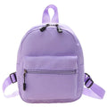 Fashion Solid Color Backpack Women Nylon Knapsack Preppy Style Mini Rucksacks bag for women Fatu Pondo Foundation