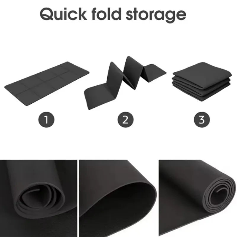 Yoga Mat Anti-skid Sports Fitness EVA Comfort Foam 4MM Thick Yoga Mat for Exercise Yoga and Pilates Gymnastics Mat Fatu Pondo Foundation