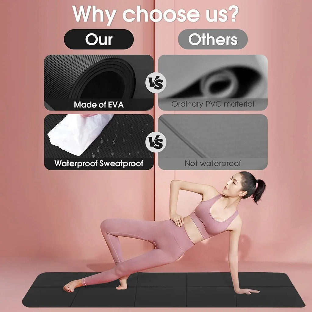 Yoga mat sports fitness EVA comfortable foam 4mm thick yoga mat sports yoga and Pilates gymnastics mat Fatu Pondo Foundation