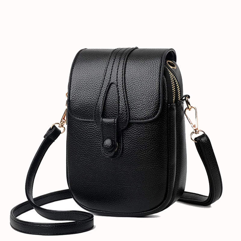 Small Crossbody Shoulder Bags Women Multi-functional Daily Cell Phone Pocket Card Purse Female Fashion Messenger Bag Tote Fatu Pondo Foundation