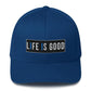 Embroidered Baseball Cap - Adjustable - Life is Good Print