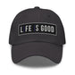 Embroidered Baseball Cap - Adjustable - Life is Good Print