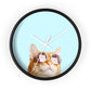 Cat is Alway's Right Wall clock