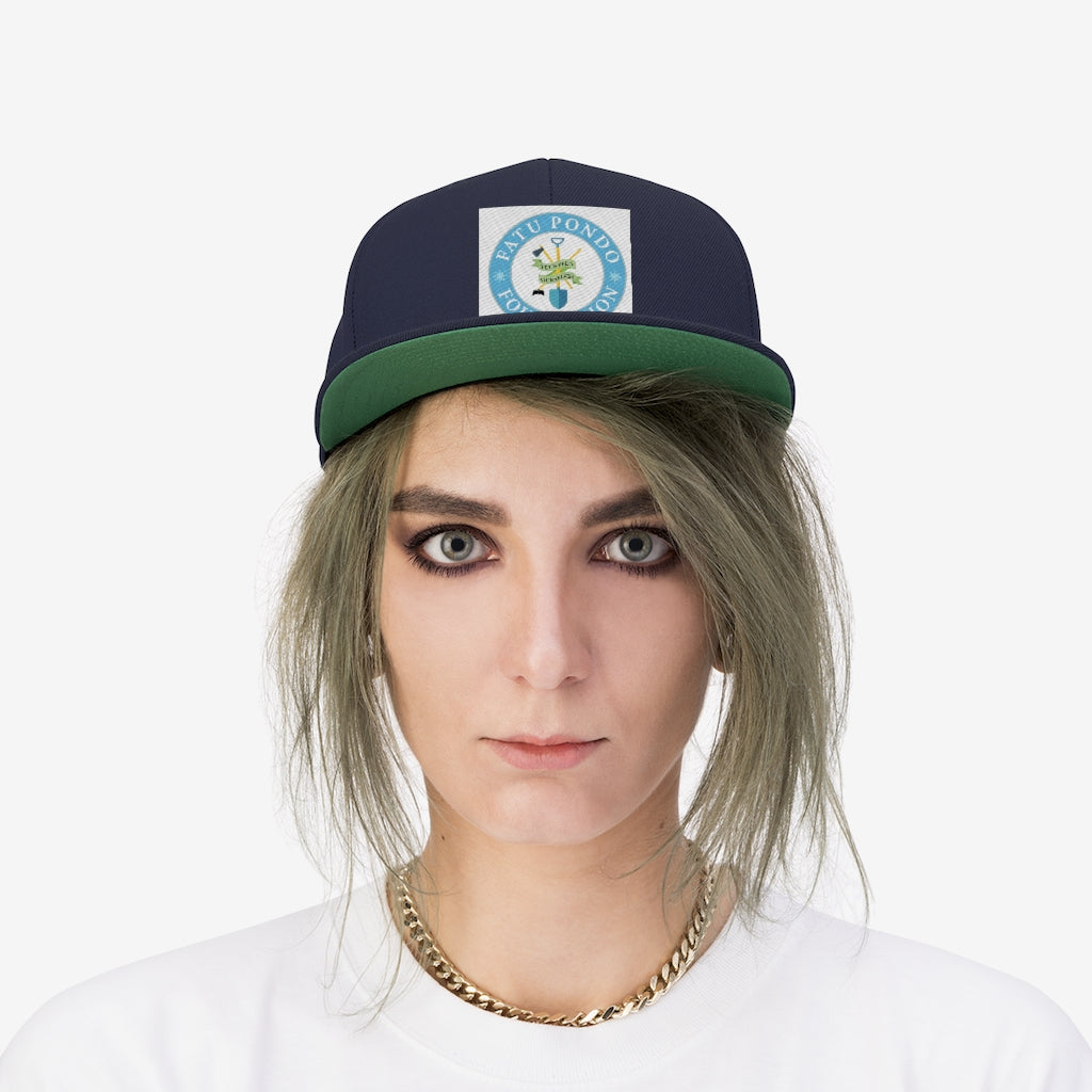 Unisex Flat Bill Hat